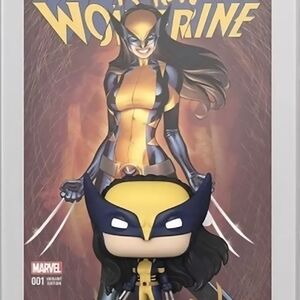 Marvel Wolverine Collectible in Yellow and Blue #42
